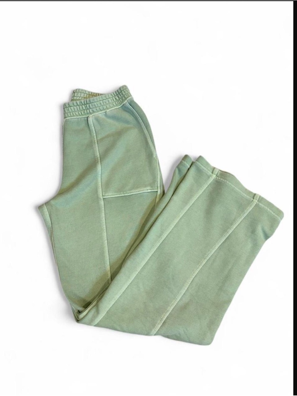 Mint Green Sweatpants - Soft Fleece Bottoms